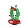 Christmas Theme Opaque Resin Pendants LS-RESI-I336-01P-07-2