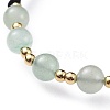 Adjustable Natural Green Aventurine Braided Bead Bracelets BJEW-JB04599-03-3