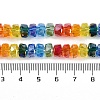 Electroplate Glass Beads Strands EGLA-B009-04-2
