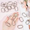 Zinc Alloy Spring Gate Rings FIND-SP0001-12B-3