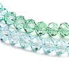 Transparent Painted Glass Beads Strands DGLA-A034-T8mm-A16-4