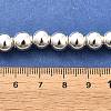 Electroplated Synthetic Magnetic Hematite Beads Strands G-L613-F01-02D-4