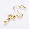 Long-Lasting Plated Brass Chain Extender X-KK-F711-11G-1