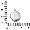 304 Stainless Steel Pave Natural Paua Shell Pendants STAS-Z125-01E-P-3