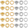 200Pcs 2 Colors Iron Grommet Eyelet Findings IFIN-GF0001-59A-1