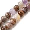 Natural Amethyst Lace Agate Beads Strands G-H312-C01-12mm-2