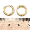 Ion Plating(IP) 304 Stainless Steel Hoop Earrings X-EJEW-P177-G-06-4