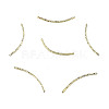 Brass Curved Tube Beads KK-N259-38B-01-2