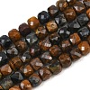 Natural Tiger Eye Beads Strands X-G-B107-B02-02-2