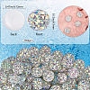 5Sets 200Pcs Transparent Resin Cabochons CRES-SP0001-04A-2
