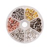 Brass Rhinestone Spacer Beads RB-JP0002-06-2