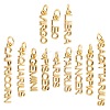 24Pcs 12 Style Golden Brass Pendants KK-LS0001-45-2