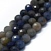 Natural Sapphire Beads Strands G-G927-21B-1