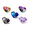 Glass Rhinestone Pendants RGLA-A024-B01-M1-1