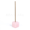 Natural Rose Quartz Incense Burners Holder PW-WG6B9B9-14-1