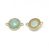 Natural Amazonite Links connectors G-E526-34E-1