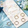 30Pcs Alloy Spring Gate Rings FIND-SC0009-08-4