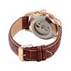 High Quality Men's Stainless Steel Leather Mechanical Wrist Watches WACH-N032-05-4