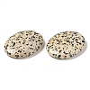 Natural Dalmatian Jasper Worry Stone for Anxiety Therapy G-B036-01J-3