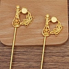 Iron Hair Stick Findings OHAR-PW0001-308G-1