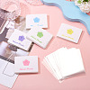 100Pcs Rectangle Clear Polypropylene Cellophane Bags CDIS-TA0001-37C-8