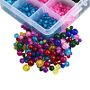 1920~2480Pcs 3 Style Spray Painted Crackle Glass Beads CCG-CJ0001-05-3