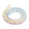 Transparent Painted Glass Beads Strands DGLA-A034-T3mm-A15-5