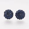 Polymer Clay Rhinestone Beads RB-K050-8mm-C15-2