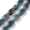 Natural Moss Agate Beads Strands G-I231-06-1