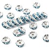 Brass Grade A Rhinestone Spacer Beads RB-A014-Z8mm-03S-1