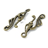 Tibetan Style Hook and Eye Clasps X-MLF1157Y-NF-3