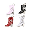 Alloy Enamel Pendants PALLOY-R160-02P-1