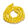 Electroplate Opaque Glass Beads Strands X-EGLA-A035-P8mm-A04-2