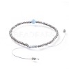 (Jewelry Parties Factory Sale)Adjustable Electroplate Glass Braided Bead Bracelets BJEW-JB04587-05-3