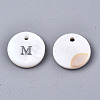 Natural Freshwater Shell Pendants X-SHEL-Q018-01A-M-P-2