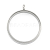 304 Stainless Stee Locket Pendants STAS-S132-16P-05-1