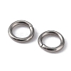 Tarnish Resistant 304 Stainless Steel Open Jump Rings STAS-Q186-02-6x1mm-3