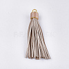 PU Leather Tassel Big Pendants Decorations FIND-T048-03B-1