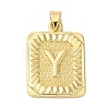 Rack Plating Brass Pendants KK-B092-42G-Y-1