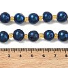 Electroplated Natural Druzy Geode Crystal Beads Strands G-G459-02-5