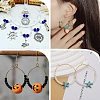 100Pcs 2 Colors 316 Surgical Stainless Steel Wine Glass Charms Rings STAS-BBC0005-95C-7