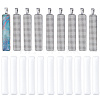 DIY Blank Dome Rectangle Pendant Kits DIY-SP0001-98AS-1