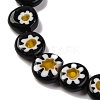 Handmade Millefiori Lampwork Beads Strands LAMP-G164-04J-3