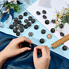Alloy Shank Buttons FIND-WH0199-427B-3