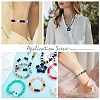 1200Pcs 6 Colors Transparent Plastic Beads KY-SZ0001-55-7