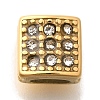 304 Stainless Steel Rhinestone Beads STAS-G350-21G-1