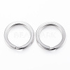 Tarnish Resistant 304 Stainless Steel Split Key Rings STAS-P177-1.6x23mm-P-1
