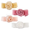 4Pcs 4Colors Cloth Rose Ribbon Chokers FIND-TA0002-27-1
