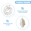 1 Strand Natural Baroque Pearl Keshi Pearl Beads Strands PEAR-HS0001-02-4