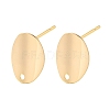 Brass Stud Earring Findings KK-P340-16G-1